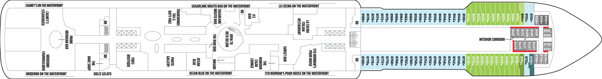 Deck 8 plan